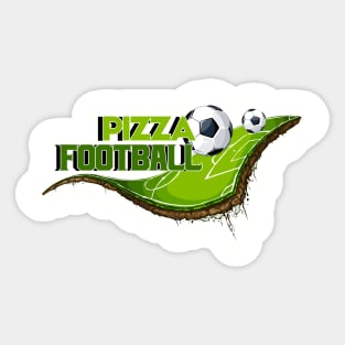 Pizza Football Sticker